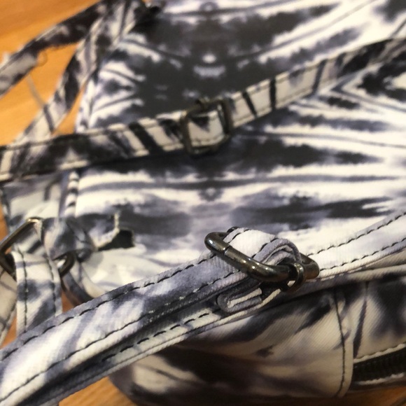 Tie Dye Small BackPack With Attachable Small Wallet - Picture 7 of 7